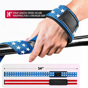 Gym Weightlifting Straps Designed Maximum Grip Support Wrist Comfort Deadlifts Rows Pull Ups <b>Strength</b> <b>Training</b> Low Price Straps - Product Image 6
