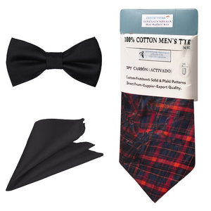 Corbatas de Hombre 100% Algodón, Moda con Estampados Personalizados, Lisos y a Cuadros, Directamente del Proveedor de Bangladesh - Calidad de Exportación - Product Image 3