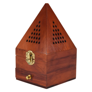 Stylish Wooden Incense Burner Box | <b>Lavender</b> Aroma <b>Diffuser</b> Holder by blossom craft india - Product Image 6