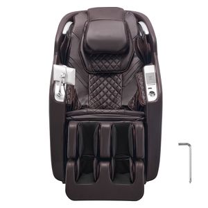 Poltrona Massaggiante 4D a Gravità Zero con Tracciato SL, Yoga Stretch, Controllo Vocale AI, Riscaldamento, Rullo per Piedi, Gambe Retrattili in Materiale PU - Product Image 1