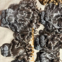 Cheveux Humains Indiens Remy en Gros, Ondulés Soyeux et Naturels, 100g pour Femmes, Remplacement 100% Naturel