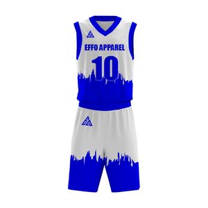 En stock, ensembles d'uniformes de basket-ball d'équipe, respirants, grande taille, légers, matériau durable, personnalisables, unisexes, adultes - Product Image 6
