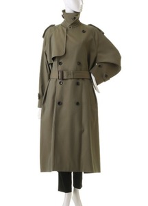 Classic Overcoat Double-Breasted Longline <b>Coat</b> Structured Lapel <b>Trench</b> <b>Coat</b> Relaxed Silhouette <b>Trench</b> <b>Coat</b> - Product Image 3