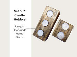 Soporte geométrico moderno de metal T-Light, soporte de vela decorativo minimalista para interiores de casas contemporáneas - Product Image 3