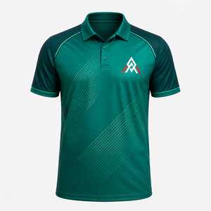 เสื้อคริกเก็ตมืออาชีพมีเนื้อผ้านุ่มสวมใส่พอดีและระบายอากาศได้ดีเหมาะสำหรับการแข่งขัน - Product Image 1