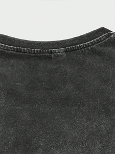 Camisetas de Hombre al por Mayor de Alta Calidad 100% Algodón, Estilo Hip-hop Vintage, Oversize, Unisex, Impresión DTG, Totalmente Personalizadas - Product Image 6