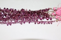 Cuentas de Granate Rodolita Natural, Piedra de Nacimiento de Enero, Corte Excelente, Forma Marquesa, Rojo, Alta Calidad, 5mm, para Fabricación de Joyas
