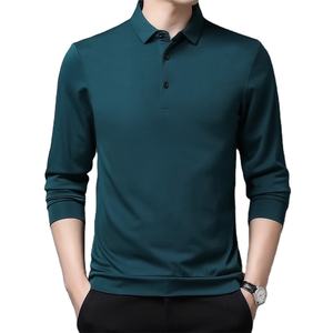 เสื้อยืดโปโลสำหรับผู้ชายผ้าคอตตอน100% ออกแบบโลโก้ได้ตามต้องการ - Product Image 2