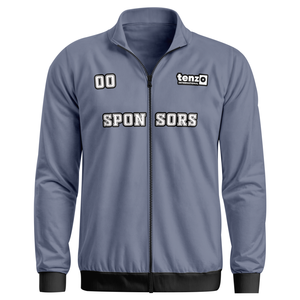 Chaqueta deportiva de poliéster con cremallera completa para uniformes de equipo, personalizable con marca, para entrenamiento deportivo, proveedor OEM ODM, uniformes para clubes y escuelas - Product Image 3