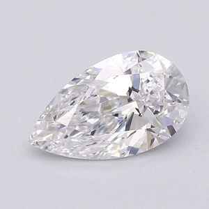 Lab Grown White Color VVS2 Fancy Pear Brilliant Cut Laser Drilled <b>Diamond</b> IGI Certified for Solitaire Stone <b>Ring</b> Jewelry - Product Image 3