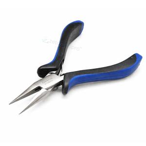 Alicates de punta fina de 5 pulgadas de primera calidad, hechos de acero inoxidable de alta calidad, para trabajos con alambre de joyería. - Product Image 4