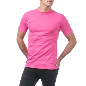 Camisetas de Manga Corta para Hombre, Cuello Redondo, Algodón Grueso, Color Rosa, Corte Regular, Calidad Premium, Secado Rápido, Transpirables - Product Image 2