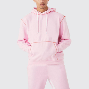<b>Sweatpants</b> and Hoodie Mens Set Two Piece Tracksuit OEM Sun Faded Men Joggers <b>Flared</b> <b>Sweatpants</b> Set <b>wholesale</b> rate custom - Product Image 2