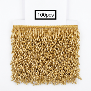 Premium Natural Glass Bead Trims Handmade Decorative Beaded <b>Lace</b> for Garments Apparel Crafts Home Décor OEM Supply - Product Image 1