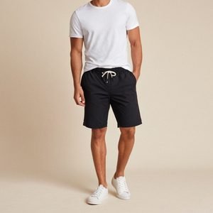 Men's Casual Twill Cotton <b>Canvas</b> Shorts Quick Dry Breathable Mid Waist <b>Plain</b> Dyed Short Pants Plus Size Custom-Made Ready Stock - Product Image 6