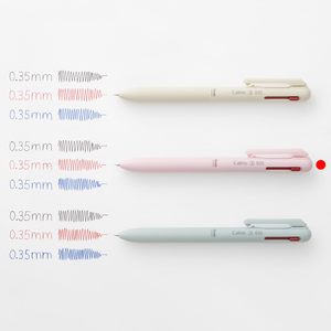Bolígrafo Pentel Calme de 3 colores, 0.5mm, plástico, BXAC33, japonés, clic silencioso, multicolor, base de aceite, punta fina, papelería al por mayor - Product Image 5