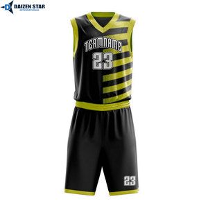 V-Neck Basketball Jersey Sleeveless Black Teal Solid Plaid Sublimated Moisture Wicking Polyester Elastic Waist Athletic Fit - Product Image 4