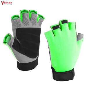 High Quality Unisex <b>Half</b> Finger Polyester Sports Gloves Gym Fishing Outdoor Cycling Non <b>Slip</b> Stretch Breathable - Product Image 4