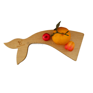 Plateau de service en bois avec poignée, finition mate, design minimaliste, 100% bois naturel, ustensile de cuisine - Product Image 6