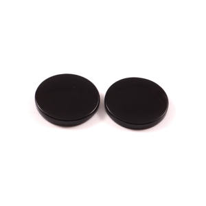 Lote al por mayor de gemas sueltas calibradas de ónix negro natural AAA de 3x3 mm en forma de disco plano para esferas de reloj, para fabricación de joyas. - Product Image 3