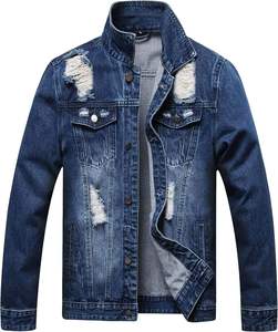 Relaxed Fit Denim <b>Jackets</b> Suitable For Travel Wear And Casual Styling - Product Image 5