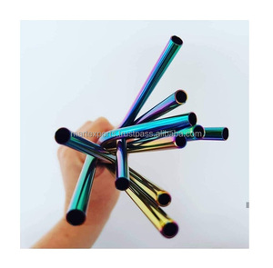 Lujosas pajitas de acero inoxidable sostenibles y reutilizables para un mejor mañana - Product Image 6