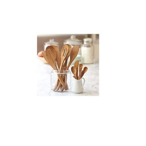 Spatule en bois de haute qualité, outil de cuisine sans danger pour les aliments, idéale pour protéger les casseroles et ustensiles antiadhésifs, disponible au meilleur prix du marché. - Product Image 1