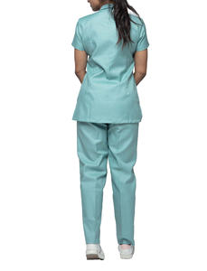 Tenues médicales OEM en polyester et élasthanne, unisexes, à manches courtes, uniformes d'hôpital personnalisés pour l'été - Product Image 4