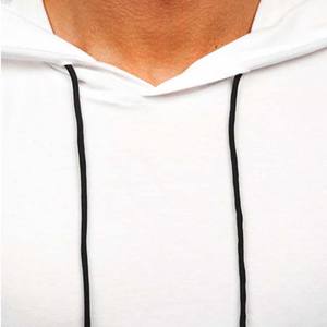 Sudadera con Capucha de Manga Corta para Hombre, de Alta Calidad, para Otoño, de Forro Polar, Poliéster/Algodón, Colores Personalizados, Bordado Digital - Product Image 5