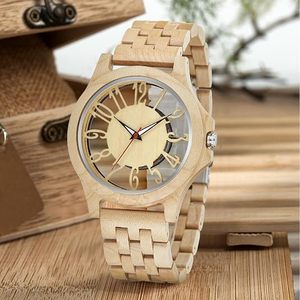 Reloj de Cuarzo de Bambú Ecológico, Diseño Art Deco, Hecho a Mano, Unisex, Estilo Antiguo, Personalizable, en Oferta - Product Image 3