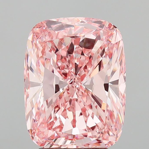 Diamante rosa de corte cojín, cultivado en laboratorio, piedra suelta para la fabricación de joyas. - Product Image 2