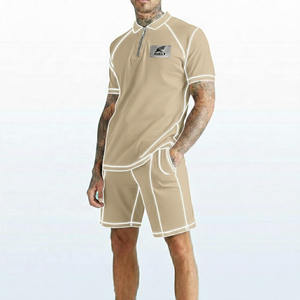 ชุดวอร์มกีฬาฤดูร้อนแบบสั่งพิมพ์ลายสำหรับผู้ชาย ชุดคู่ แห้งเร็ว ระบายเหงื่อได้ดี เสื้อยืดแขนสั้น กางเกงขาสั้น เนื้อผ้านุ่ม สวมใส่สบาย - Product Image 2