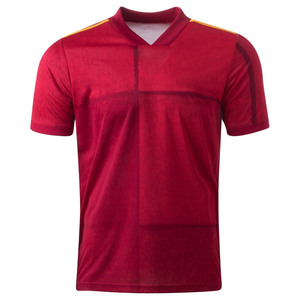 Service OEM, design tendance, t-shirt de sublimation de haute qualité à prix abordable, prix de gros, maillot de football personnalisé à séchage rapide, t-shirts à col en V - Product Image 4