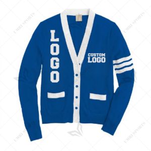 เสื้อคาร์ดิแกนมหาวิทยาลัยเท็กซัสแบบสั่งทำพิเศษ พร้อมปักโลโก้ด้วยไหมเชนีล สำหรับชมรมนักศึกษาหญิงและชมรมนักศึกษาชาย แบบยาวเต็มตัว ป้องกันการเป็นขุย - Product Image 1