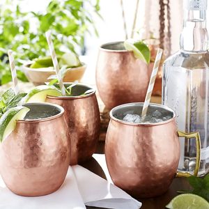 Juego de tazas Moscow Mule, artículos para bebidas y cócteles, proveedor mayorista, marca privada, exportación, distribución global - Product Image 2