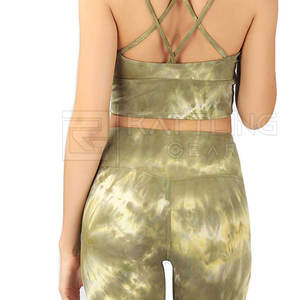 Ensemble fitness et yoga grande taille de qualité supérieure pour femmes nouveau design solide soutien-gorge leggings taille logo fabriqué au Pakistan pour vêtements de sport - Product Image 6