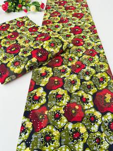 Tela Ankara de Primera Calidad con Estampado Africano Nigeriano, 100% Algodón, Diseño Vibrante para Prendas de Moda, Sudáfrica - Product Image 2