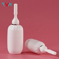 (SAMPLE) Flacon compte-gouttes en plastique PP de 30 ml en forme de citrouille avec embout souple pour sérum et shampoing (HB30)