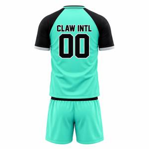 ชุดเสื้อฟุตบอล Claw Intl สำหรับผู้ชาย แขนสั้น แห้งเร็ว ผลิตจากโพลีเอสเตอร์ พิมพ์ชื่อทีมด้านหลัง เอวยางยืด ทรงปกติ - Product Image 5