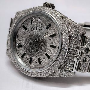 Reloj Splendid Diamond para Hombre, Analógico de Cuarzo, Caja de Lujo, Números Romanos, Cierre Oculto, Cristal de Zafiro de 28 mm, Movimiento ETA, Resistente al Agua 10 m - Product Image 6