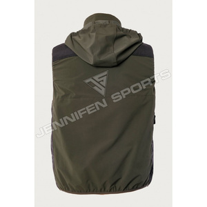 Chaleco de Caza y Entrenamiento para Hombre, Tela de Algodón/Poliéster con Múltiples Bolsillos, Logotipo Personalizable, Chaleco de Pesca Transpirable para Exteriores - Product Image 3