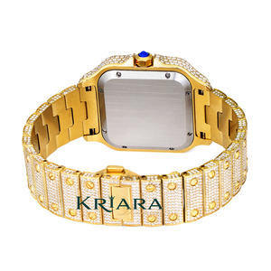 Reloj de Lujo de Acero Inoxidable con Movimiento Mecánico y Cristal, Estilo Hip Hop, Suministro Directo de Fábrica, Regalos de Compromiso - Product Image 5