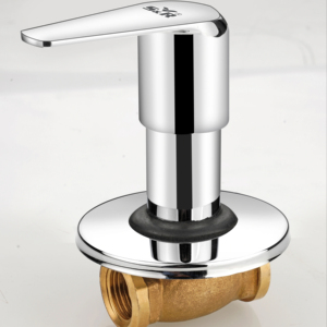 Durable <b>Concealed</b> Wall Mixer Chrome Plated Brass Hot Cold Water Valve Hidden Bathroom Fitting Long Lasting Use - Product Image 1