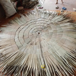 Cubierta Plegable de Palma para Sombrilla de 1.8m, 2.1m, 2.6m, Estilo Vietnamita, para Diseño Rústico de Parques Temáticos, por 99 Gold Data Co - Product Image 5