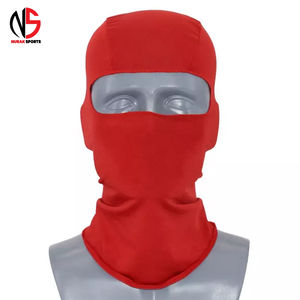 Cagoule de ski intégrale personnalisée avec logo brodé, masque tricoté 3 trous style rappeur/bandit pour l'hiver – Cagoule Nurak - Product Image 6