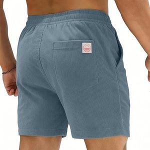 Pantalones Cortos Deportivos de Algodón Personalizados al por Mayor, de Alta Absorción, para Hombre, Casuales, de Felpa, Transpirables, Ecológicos, de Secado Rápido, Servicio OEM - Product Image 6