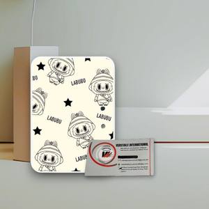 แผ่นแม่เหล็กติดขนตาปลอม Labubu รุ่นขายดี รับผลิตแบรนด์ส่วนตัว รูปทรงดอกไม้ ผีเสื้อ สี่เหลี่ยม ทำจากสแตนเลส - Product Image 5