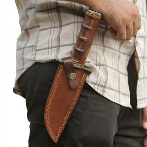 Cuchillo de Caza Personalizado OEM con Hoja de Acero al Carbono Forjado y Mango G10, Cuchillos de Caza de Marca Privada a Bajo Precio - Product Image 6