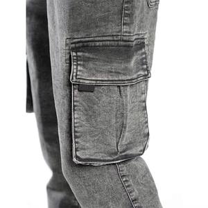 Pantalon Cargo en Jean Délavé pour Homme, Style Streetwear et Bureau, Haute Qualité, Fabriqué au Pakistan, Vente en Gros - Product Image 6