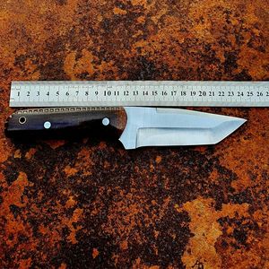 Cuchillo Tanto EDC Hecho a Mano, Cuchillo Táctico de Caza de Hoja Fija Personalizado con Mango de Madera, Cuchillo Compacto de Supervivencia para Exteriores, Venta al Por Mayor - Product Image 3